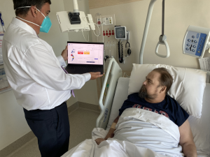 Man-getting-personalised-lenexa-care Man getting personalised LenexaCARE